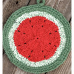 Melon Dishcloth Free Knitting Pattern