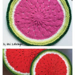 Watermelon Dishcloth Free Knitting Pattern