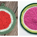 Watermelon Dishcloth Free Knitting Pattern