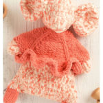 Ballerina Elephant Rag Doll Free Knitting Pattern