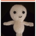 Boo Halloween Ghost Free Knitting Pattern