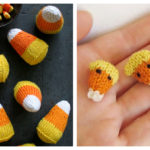 Candy Corn Softies Free Knitting Patterns