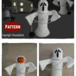 Halloween Pumpkin Ghostie Knitting Pattern