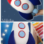 Rocket Cushion Toy Knitting Pattern