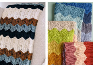 Chevron Baby Blanket Free Knitting Pattern