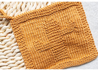 Simple Cactus Dishcloth Free Knitting Pattern