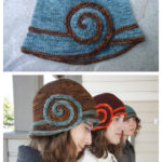 Escargot Vintage Style Cloche Free Knitting Pattern