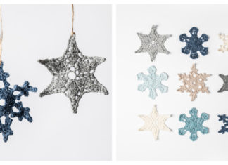 Holiday Frost Snowflakes Free Knitting Pattern