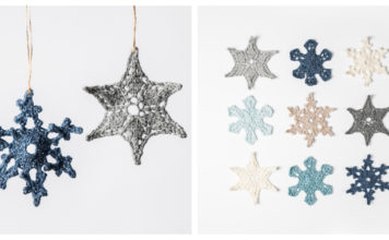 Holiday Frost Snowflakes Free Knitting Pattern