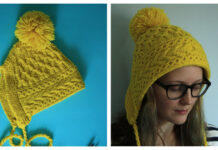 Neon Ski Bonnet Free Knitting Pattern