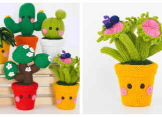 Botanical Buddies Plant Amigurumi Free Knitting Pattern