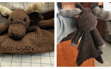 Moose Lovie Free Knitting Pattern