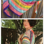 Scrappy Bias Shawl Free Knitting Pattern