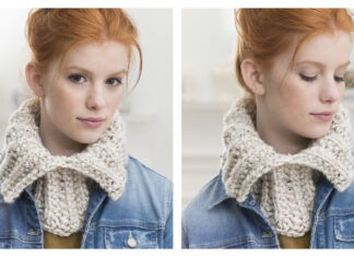 Two Stitch Cowl Free Knitting Pattern