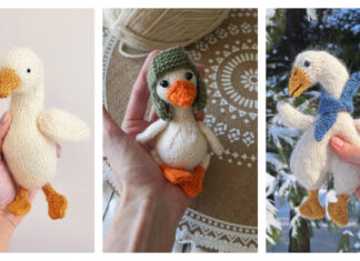 Amigurumi Goose Knitting Patterns