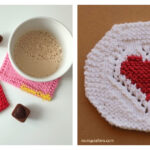 Heart Coaster Knitting Patterns