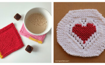 Heart Coaster Knitting Patterns