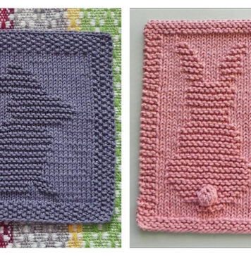 10+ Bunny Dishcloth Knitting Patterns