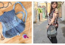 Marble & Bricks Backpack Free Knitting Pattern