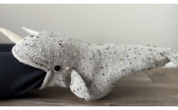 Sea Unicorn Socks Knitting Pattern