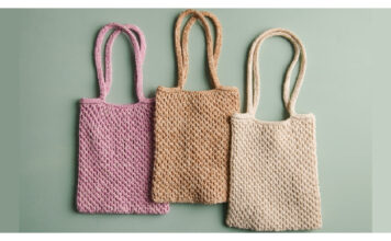 Kit + Caboodle Tote Bag Free Knitting Pattern