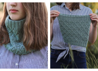 Osier Cowl Free Knitting Pattern