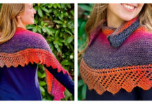 Lace Edged Shawl Free Knitting Pattern