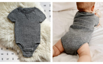 Baby League Onesie Free Knitting Pattern