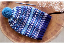 Popinjay Beanie Hat Free Knitting Pattern