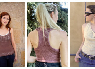 Racer Back Top Knitting Patterns