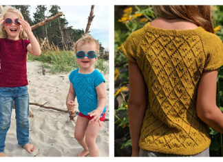 Westwind Kids Tee Free Knitting Pattern