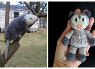 Opossum Animal Knitting Patterns