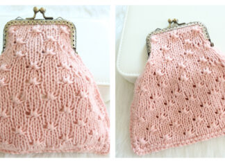 Pink Coin Purse Free Knitting Pattern