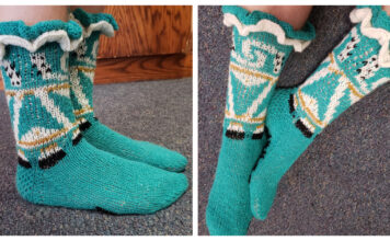 Witch's Sylph Socks Free Knitting Pattern