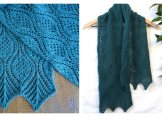 Delta Scarf Free Knitting Pattern