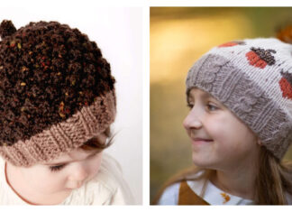 Fall Acorn Hat Knitting Patterns