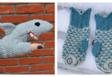 Sea Creatures Mittens Knitting Patterns