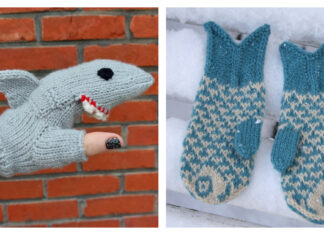 Sea Creatures Mittens Knitting Patterns