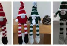 Christmas Gnomes Free Knitting Pattern