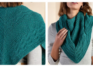 Gansey Shawl Free Knitting Pattern