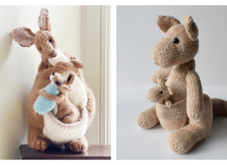 Kangaroo Toy Knitting Patterns