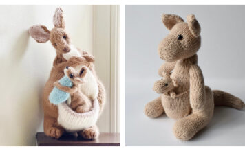 Kangaroo Toy Knitting Patterns