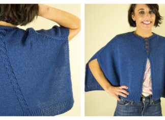 Leotie Poncho Free Knitting Pattern