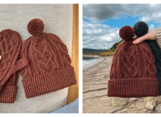 Severnside Mitts and Hat Set Free Knitting Pattern