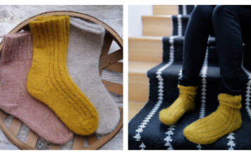 The Indoorsy Socks Free Knitting Pattern