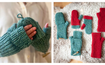 Bayside Mitts Free Knitting Pattern