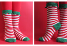 Elf Socks Free Knitting Pattern