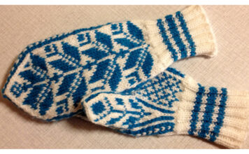 Norwegian Mittens for Mimi Free Knitting Pattern