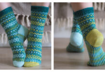 Popinjay Socks Free Knitting Pattern