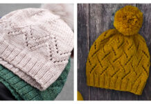 Simple Lace Hat Free Knitting Patterns